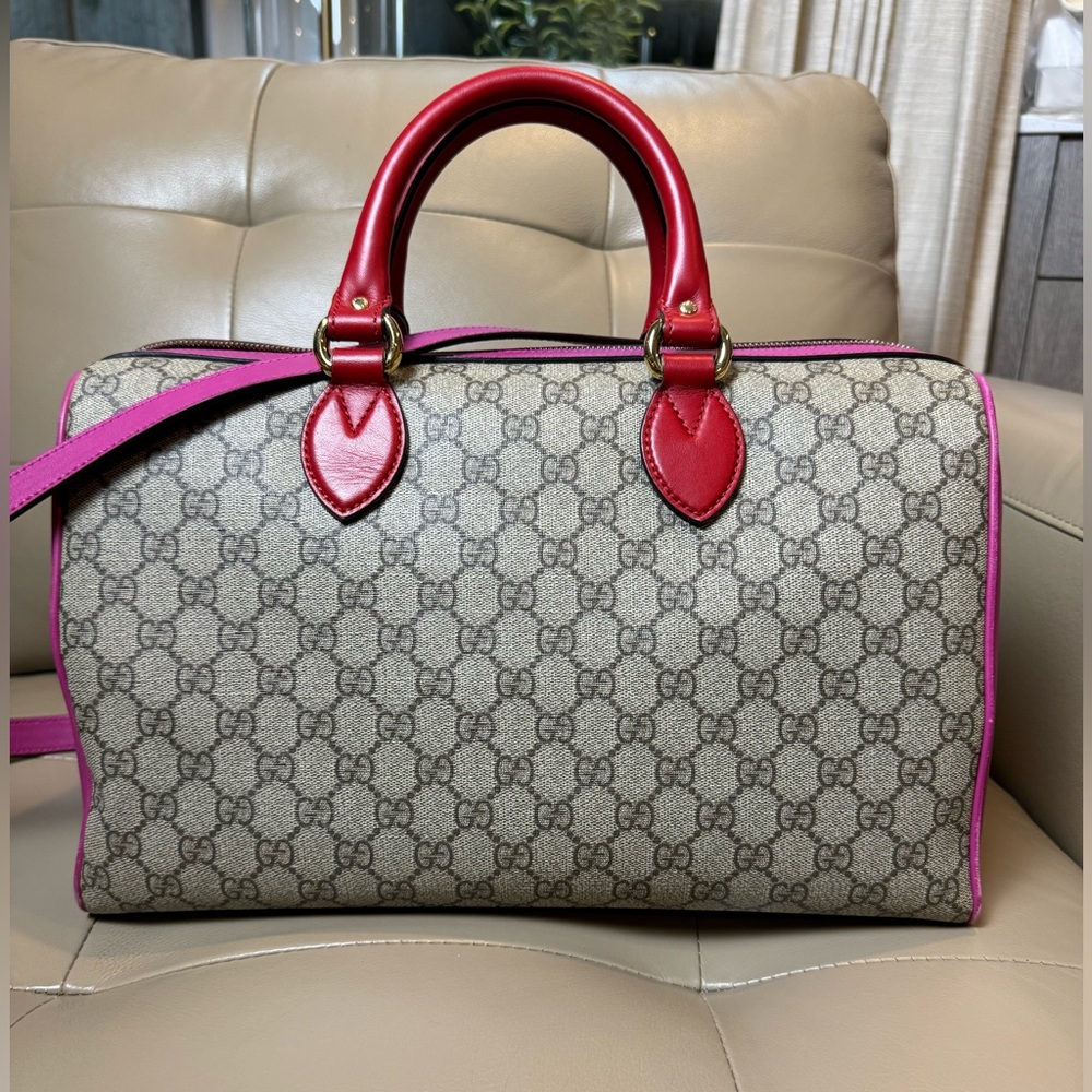 Gucci GG Supreme canvas Boston Bag GG Medium - Picture 2 of 10